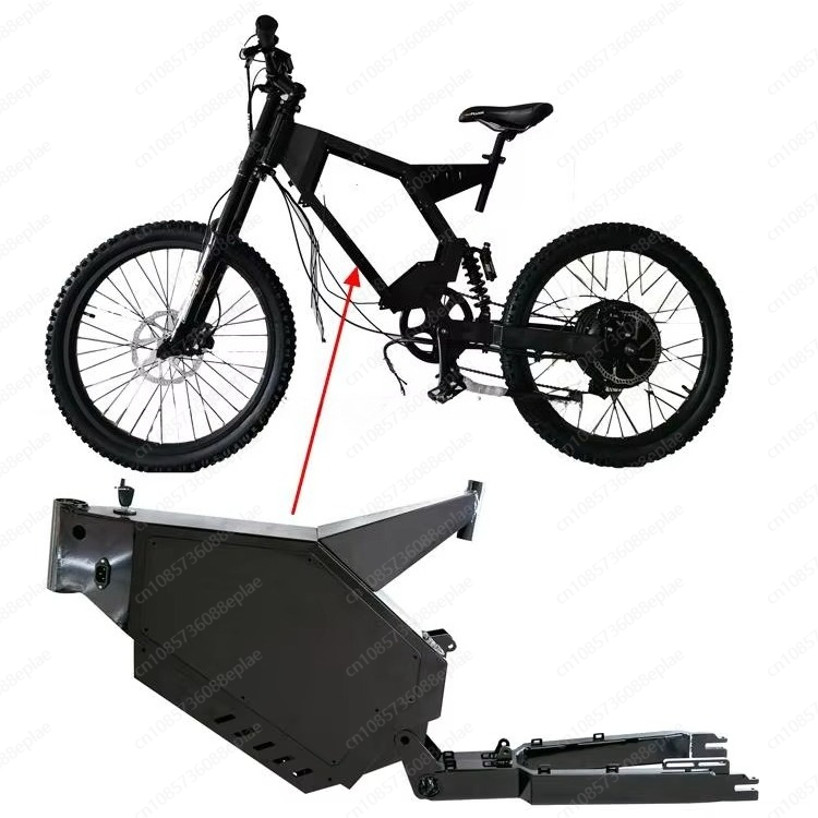 8000W Stealth Bomber Ebike - Stealth Bomber Ebike Frame, Full Suspension