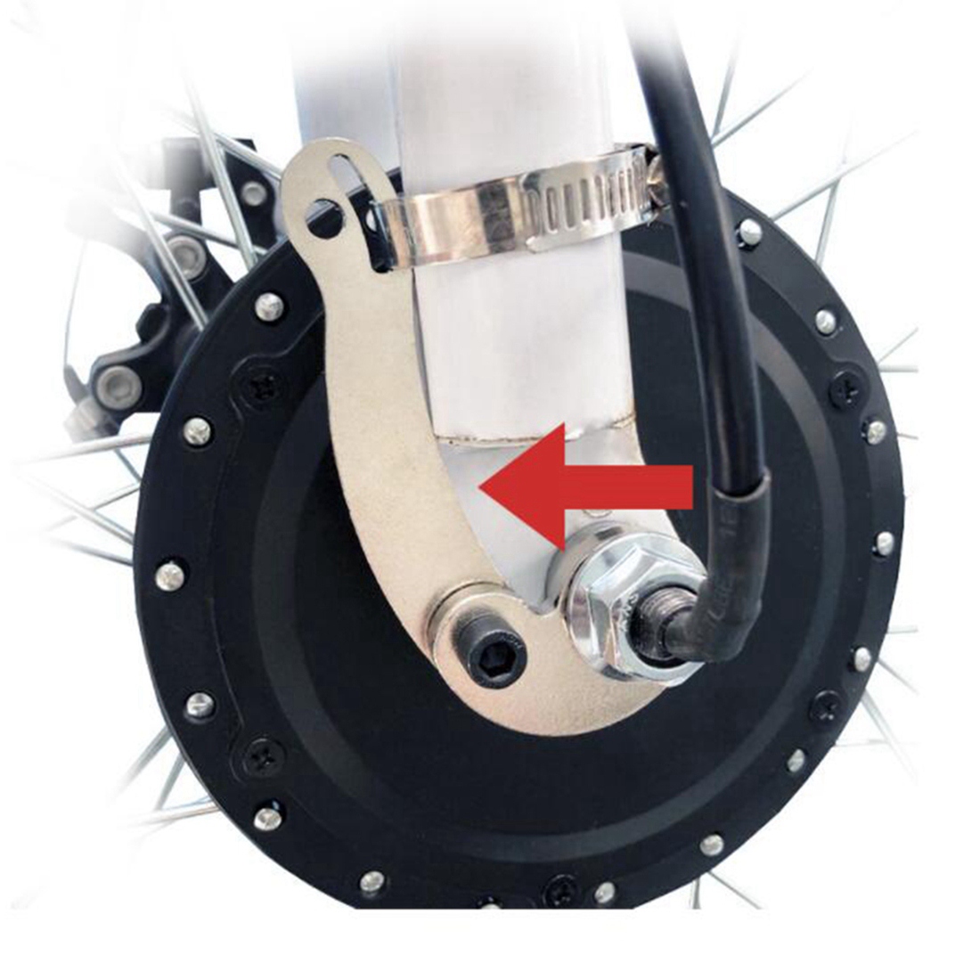 8000W Stealth Bomber Ebike - AA91 M16 Electric Bike Torque Arm