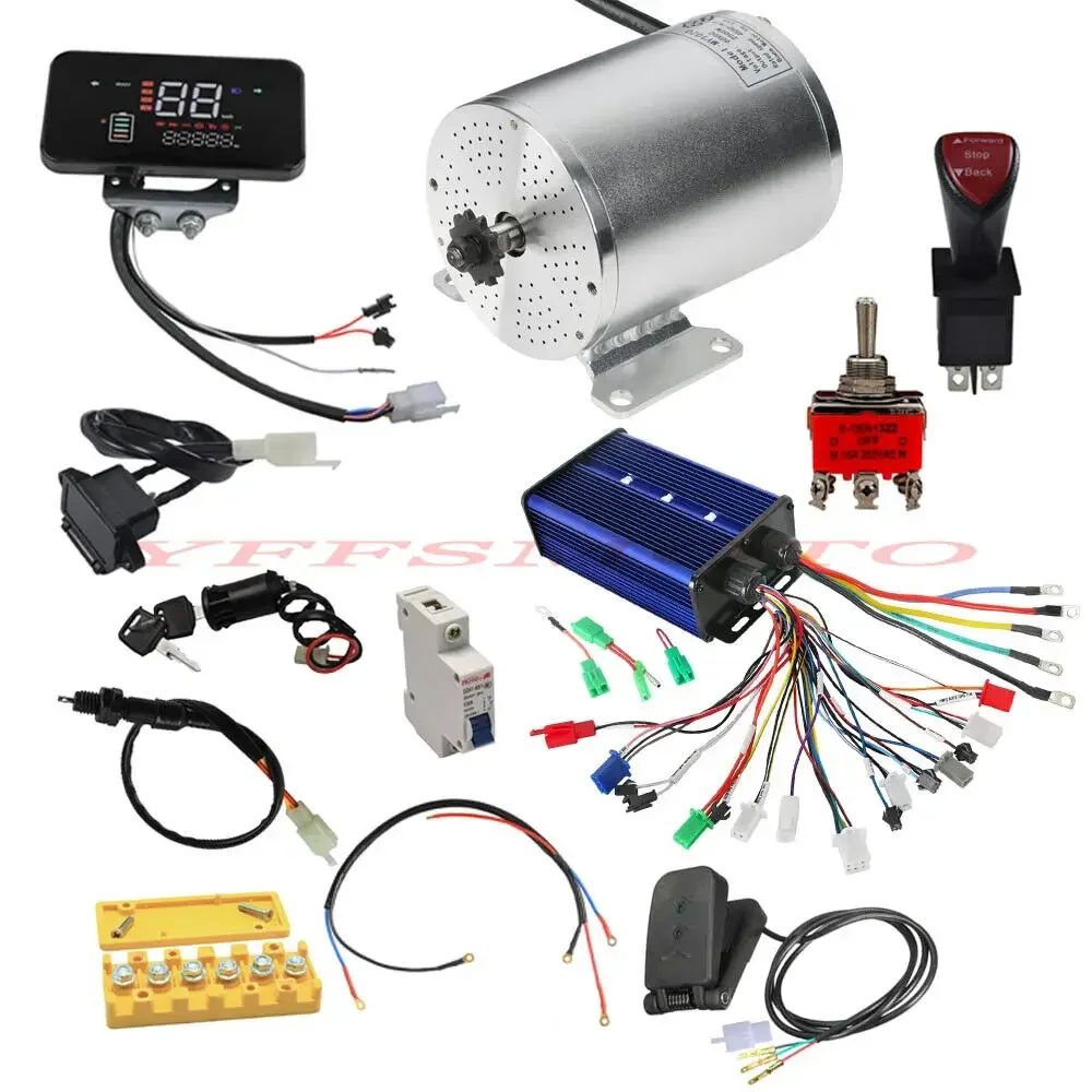 72V 5000W Electric Motorcycle - 72V 3000W Brushless Motor MY1020 or