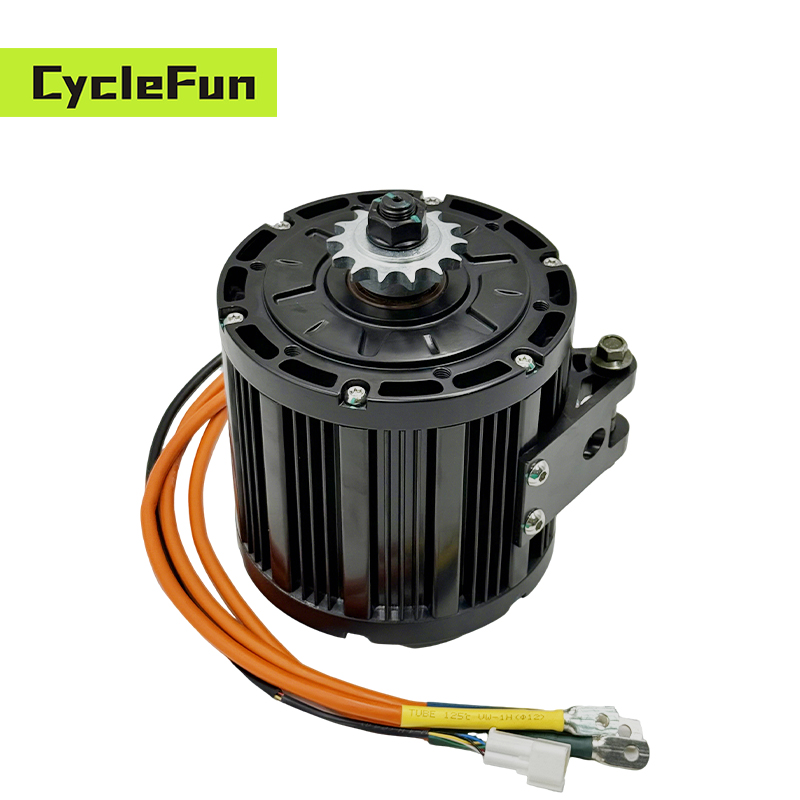 Electric Motorcycle Conversion Kit 72V - QS138 90H Mid-Drive Motor Rated 4KW