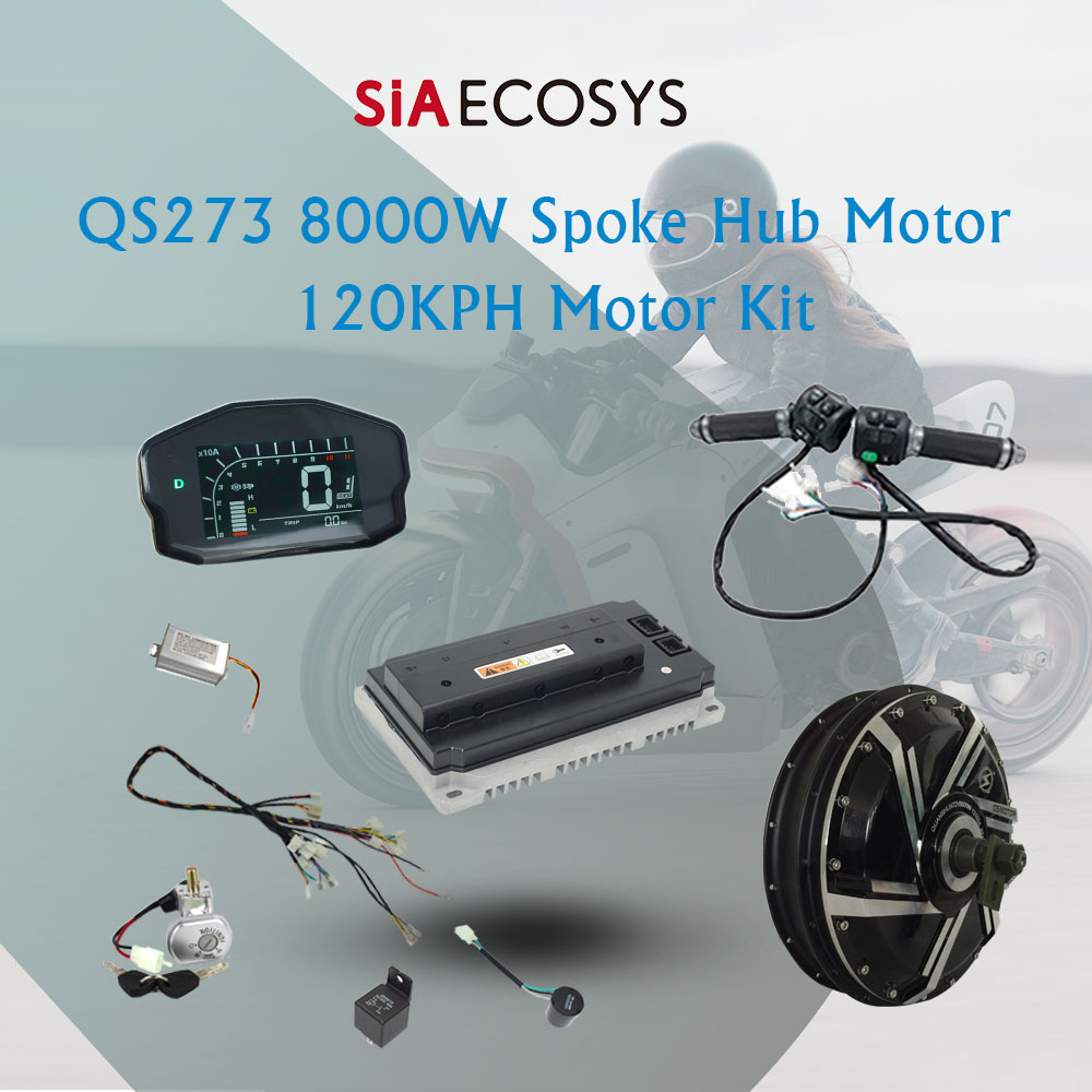 Qs273 Hub Motor 8000W 72V - Spoke Hub Motor QS273 8000W V3