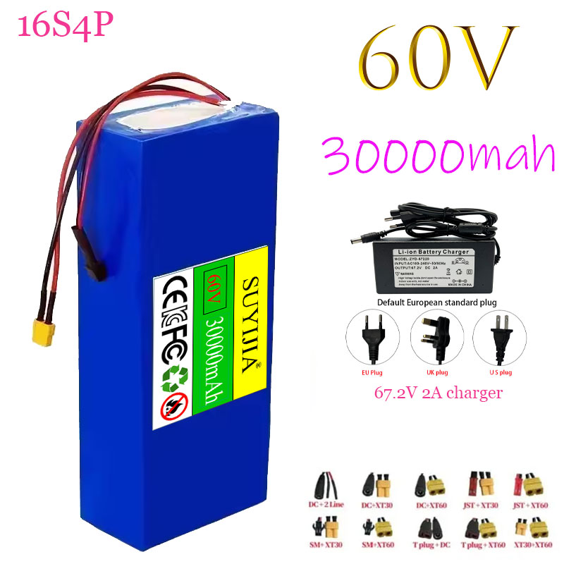 60V 30Ah Electric Scooter Battery - Batterie Lithium-ion 60V 100Ah 16s4p, Batterie