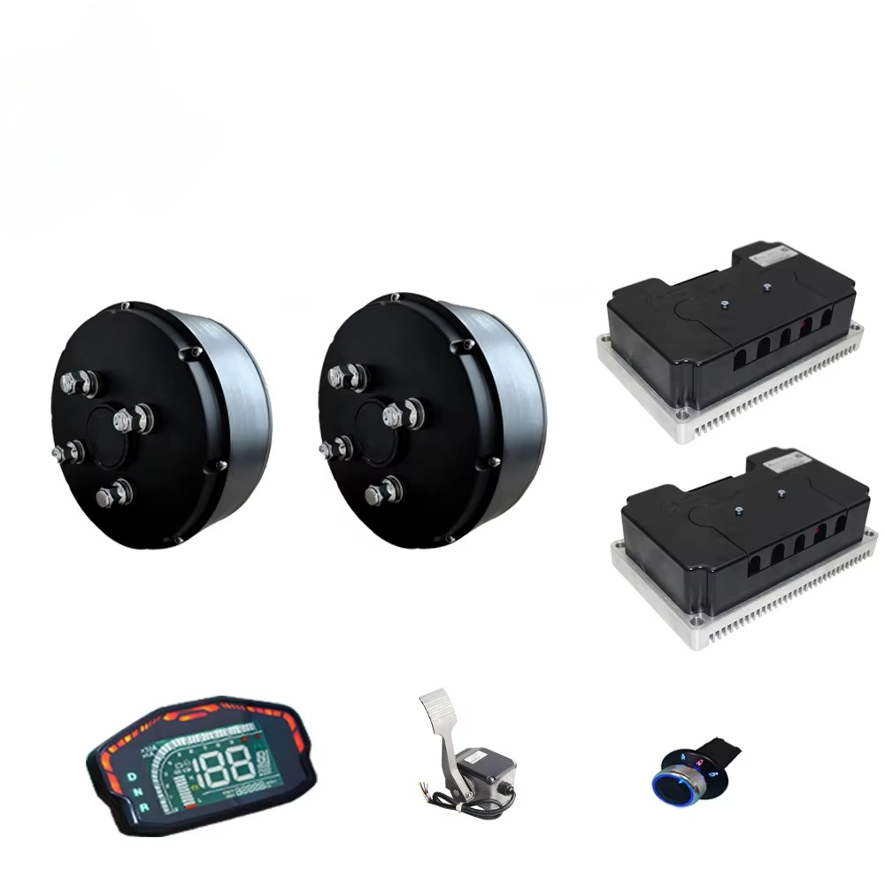 Electric Motorcycle Conversion Kit 72V - QSMOTOR 205 3000W V3 Brushless Dual