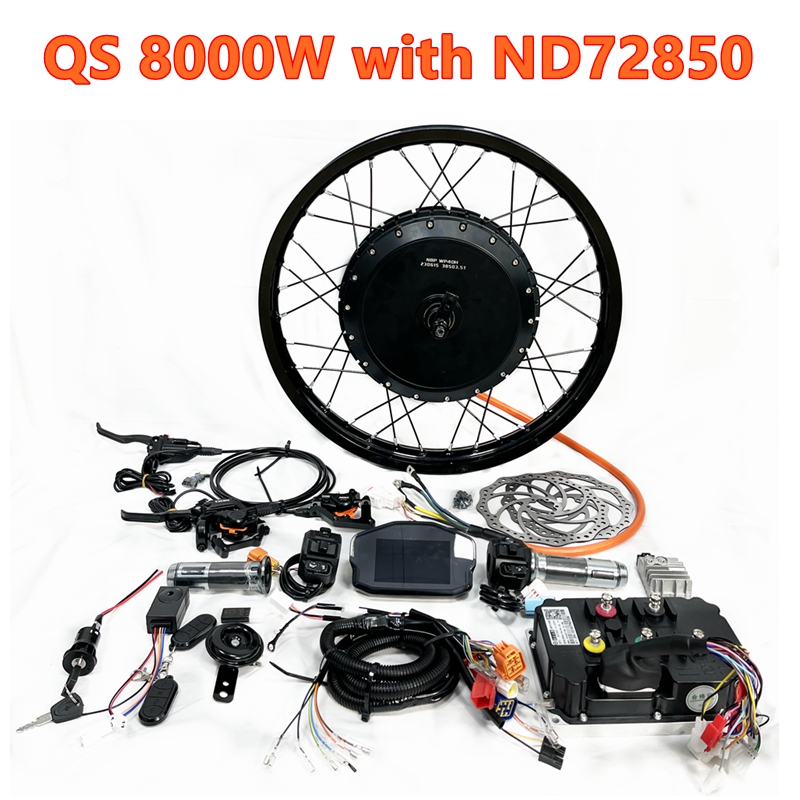 Qs273 Hub Motor 8000W 72V - QS273 40H V3 Peak 8000W 150mm