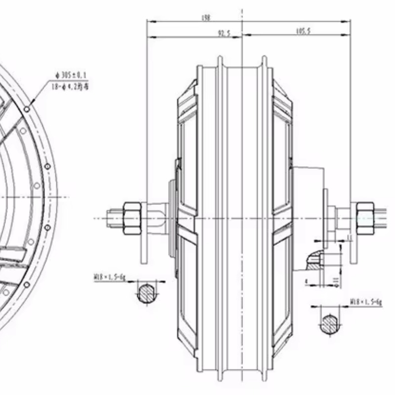 QS Motor 273 Model 72v-144v Sp - đánh giá và giá Qs273 Hub Motor 8000W 72V