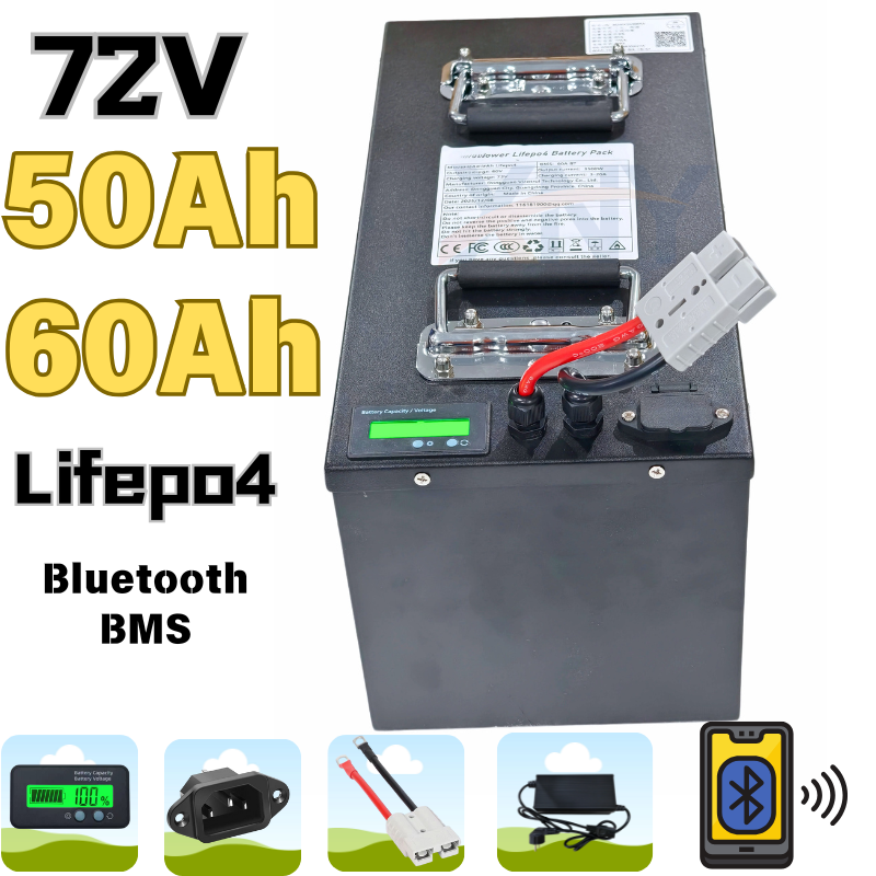 72V 50Ah 50A 60Ah 60 Ah 60A li - đánh giá và giá 72V 60Ah Lifepo4 Battery Pack