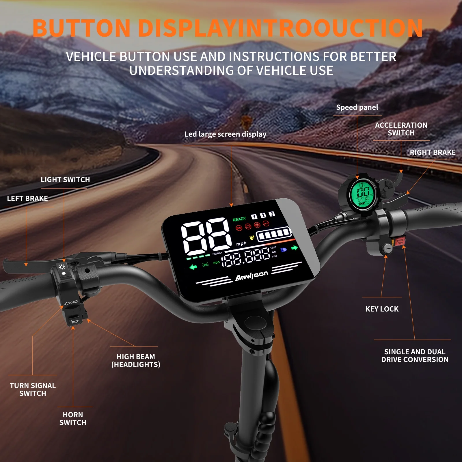 Arwibon 5600W Adult Electric S - đánh giá và giá 60V 5600W Dual Motor Electric Scooter