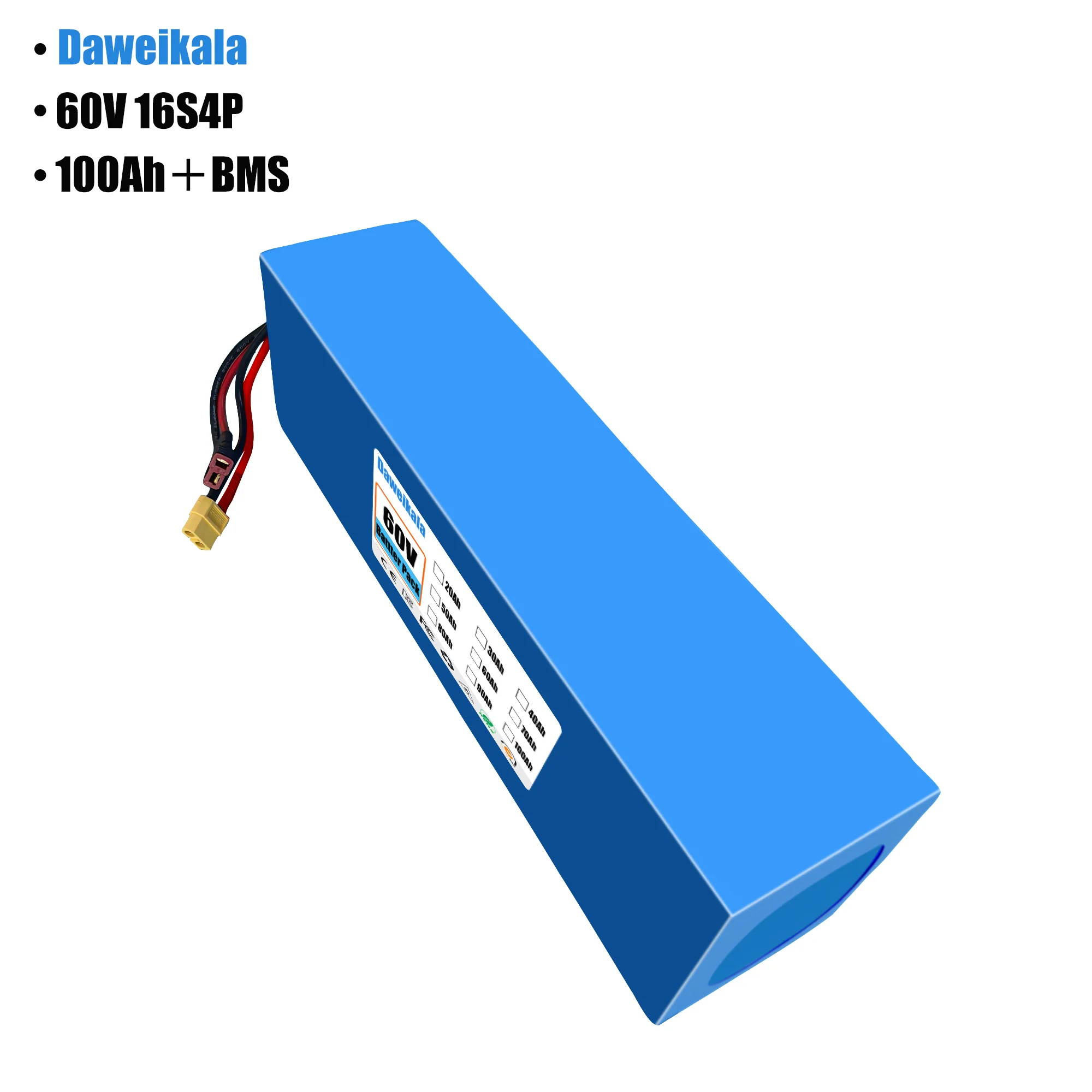 60V 100Ah 16s4p lithium-ion ba - đánh giá và giá 60V 30Ah Electric Scooter Battery