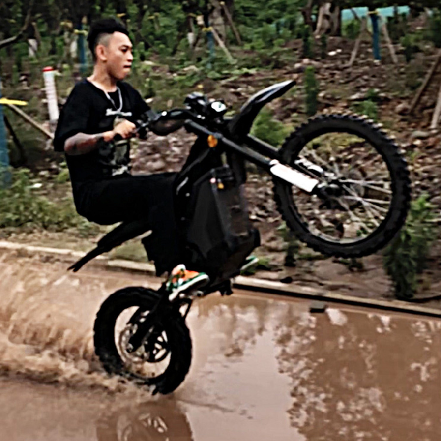 STLF Competition Level Caofen  - đánh giá và giá 72V 12000W Electric Dirt Bike