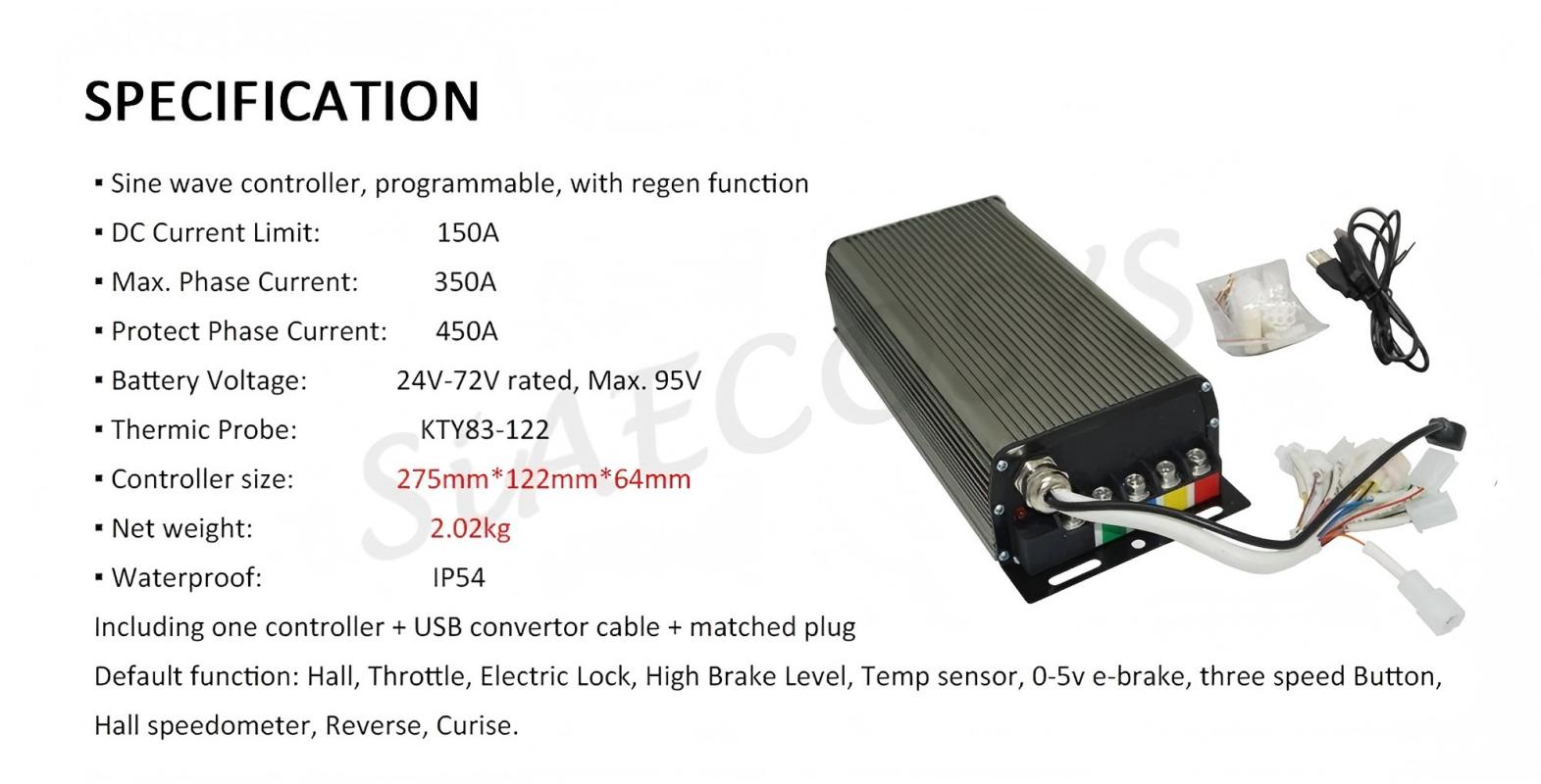 Sabvoton SVMC72150 Programmabl - đánh giá và giá Sabvoton Svmc72150 Controller Kit